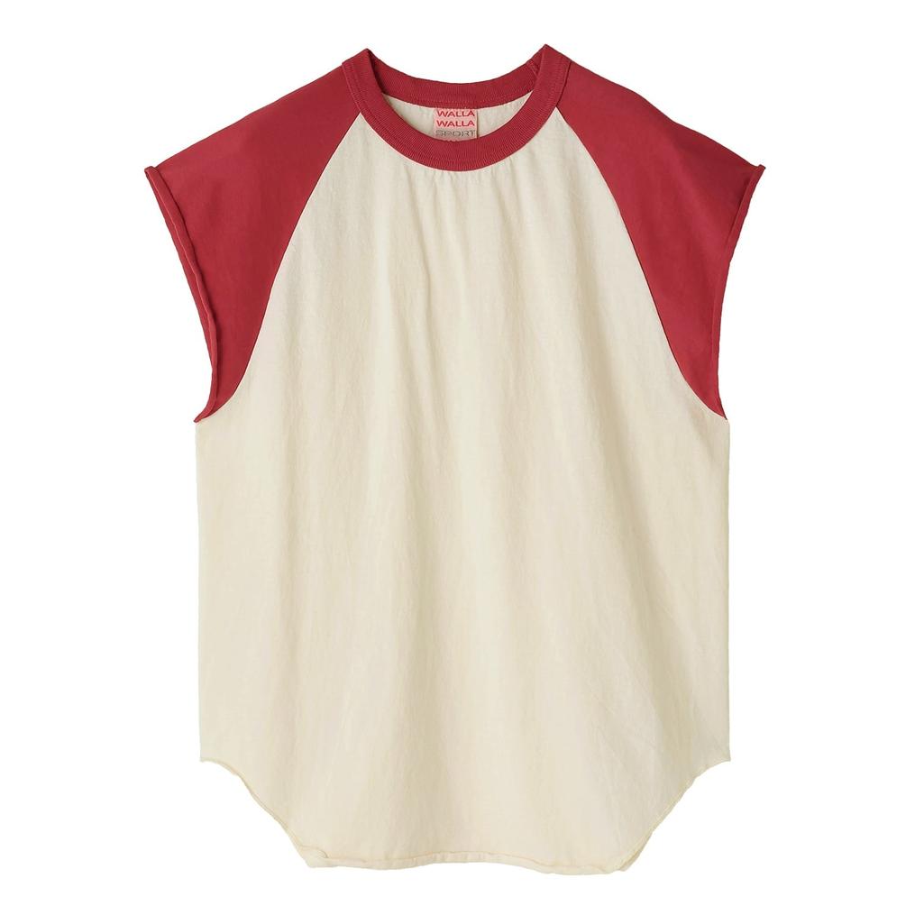  WALLA WALLA SPORT WALLA WALLA SPORT French Sleeve Baseball Top画像1