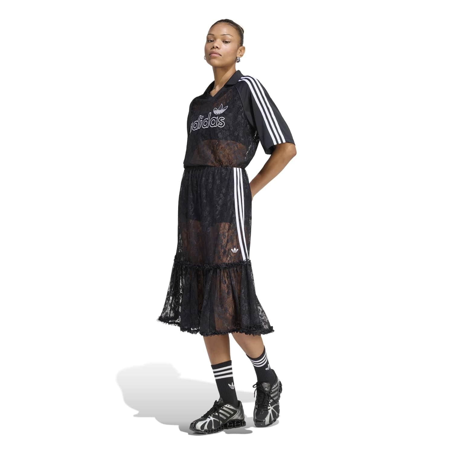 レディース 【adidas】 アディダス W LACE SS JERSEY ショートスリーブ