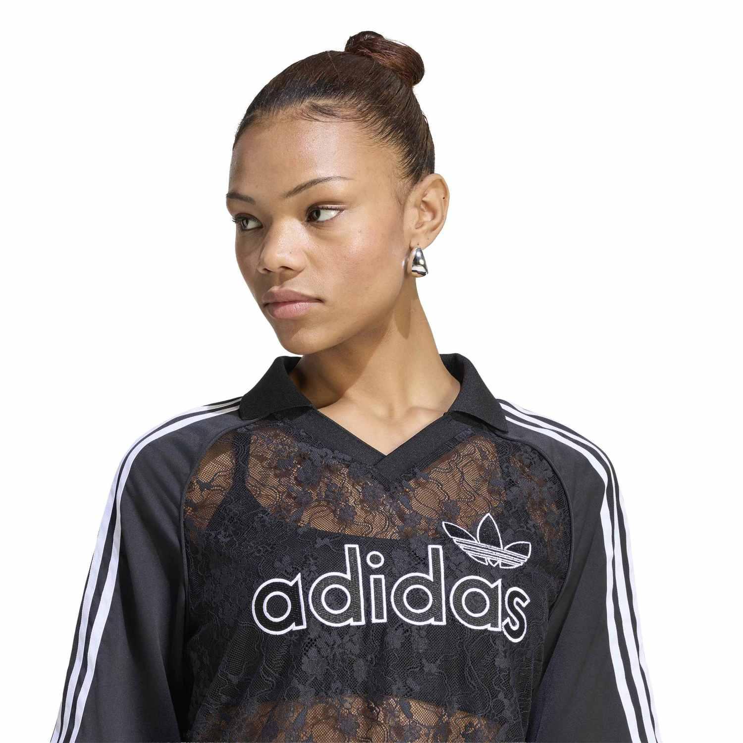 レディース 【adidas】 アディダス W LACE SS JERSEY ショートスリーブ