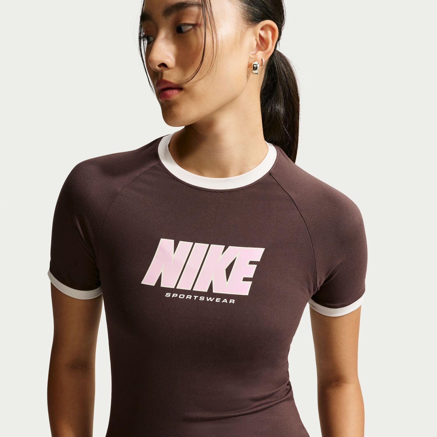 レディース 【NIKE】 ナイキ W SS FITTED TOP SI ショートスリーブ IV5750 ABC-MART限定 *237BQBN/SAIL