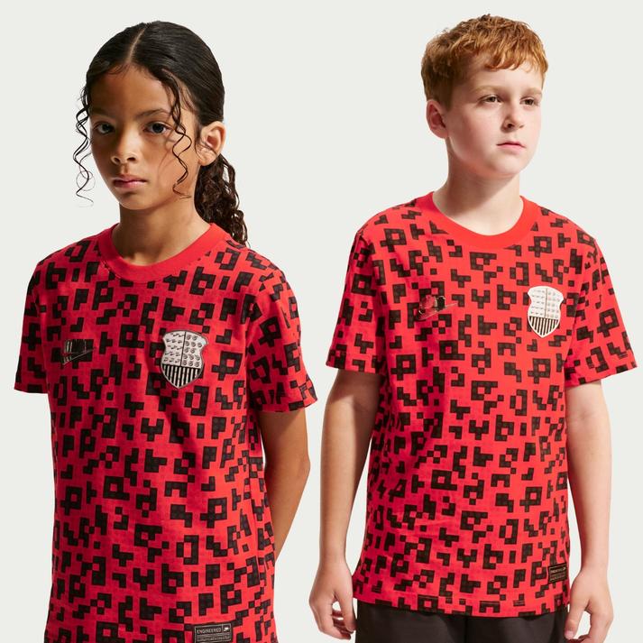 NIKE �V���[�g�X���[�u 612RUSRED/BLACK