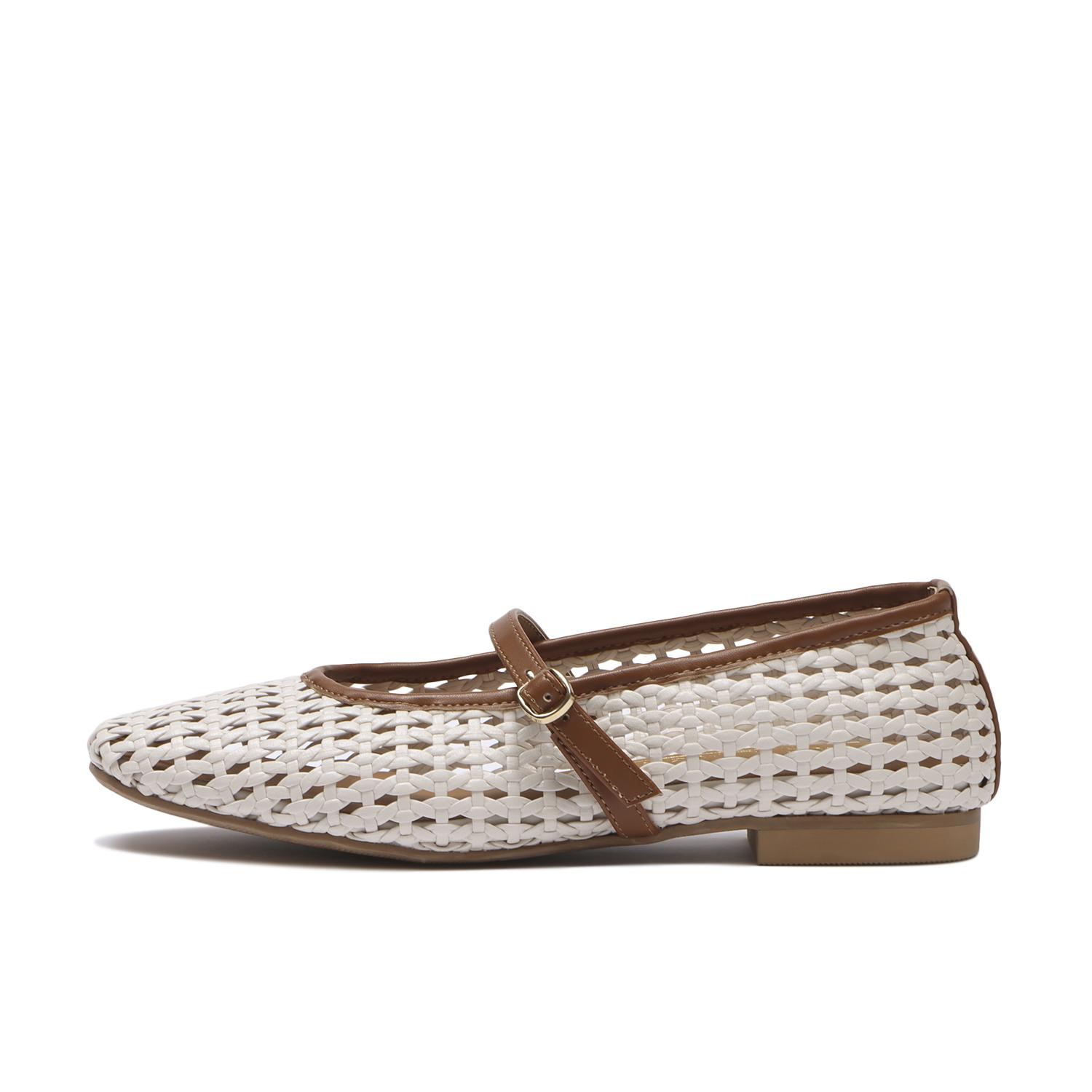 Jolly Encore MESH FLAT PUMPS JE-5501 WHITE — photo 1 of 7