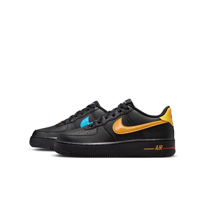 NIKE �G�A �t�H�[�X 1 BB WIN GS 001BLACK/ACTGRA