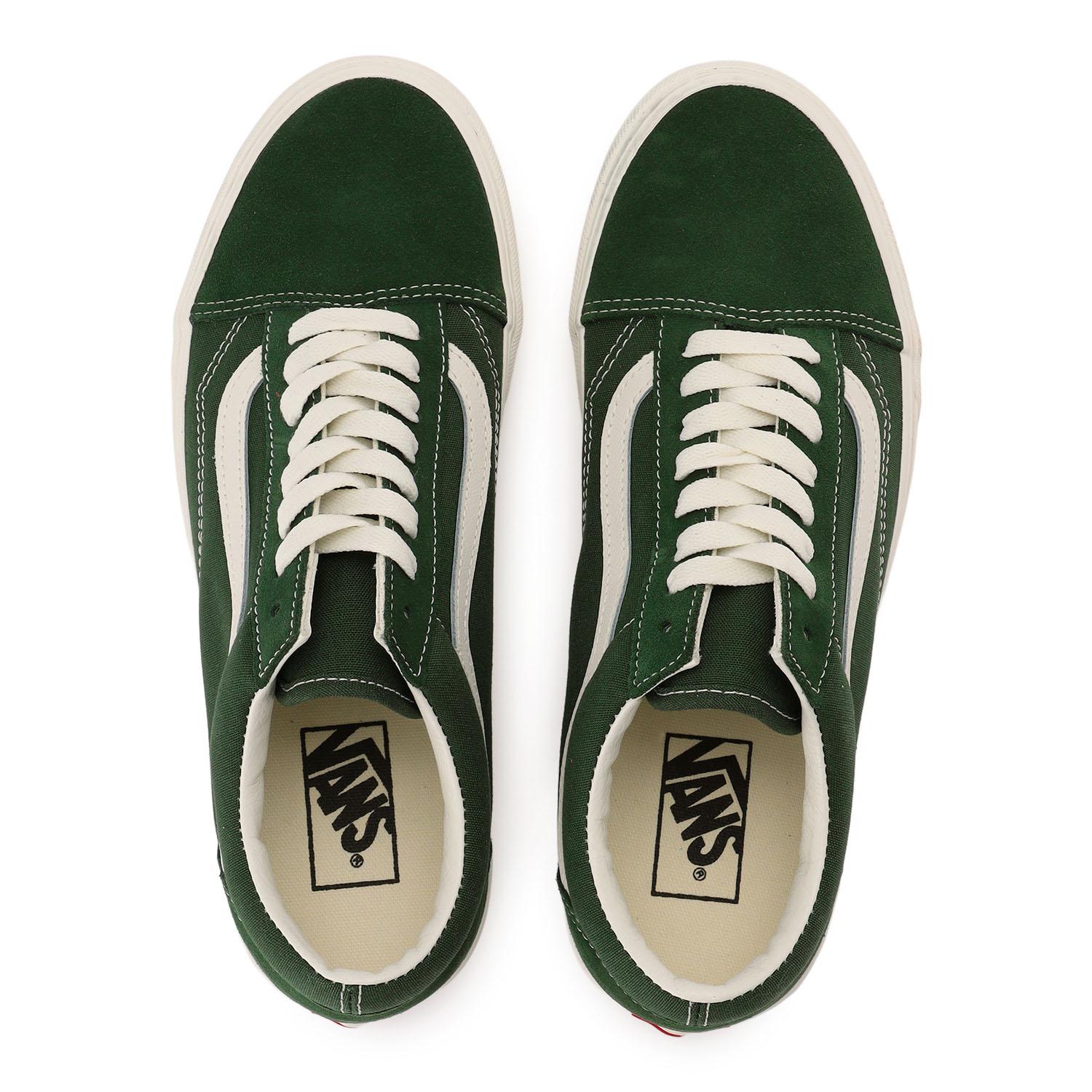 VANS】 ヴァンズ OLD SKOOL オールドスクール VN000D7ZTD8 OIL GREEN