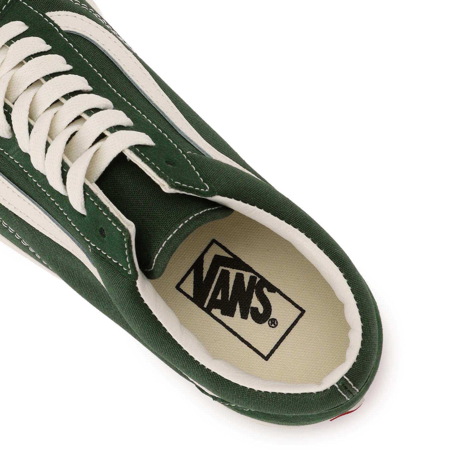 VANS】 ヴァンズ OLD SKOOL オールドスクール VN000D7ZTD8 OIL GREEN