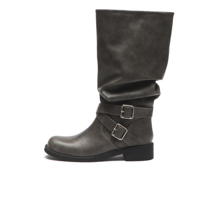 ABC SELECT �_�u���x���g�V���[�����O�����O�u�[�c GRAY