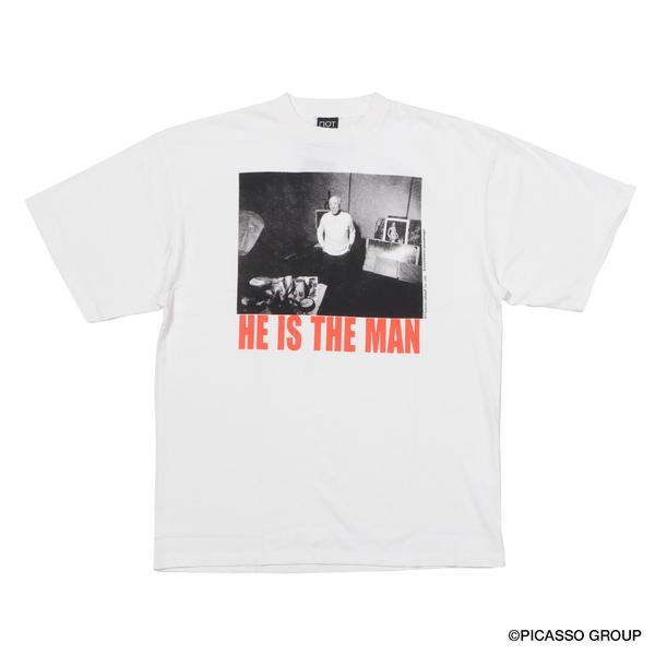 NOT OEM ヒー・イズ・ザ・マン Tシャツ ホワイト M