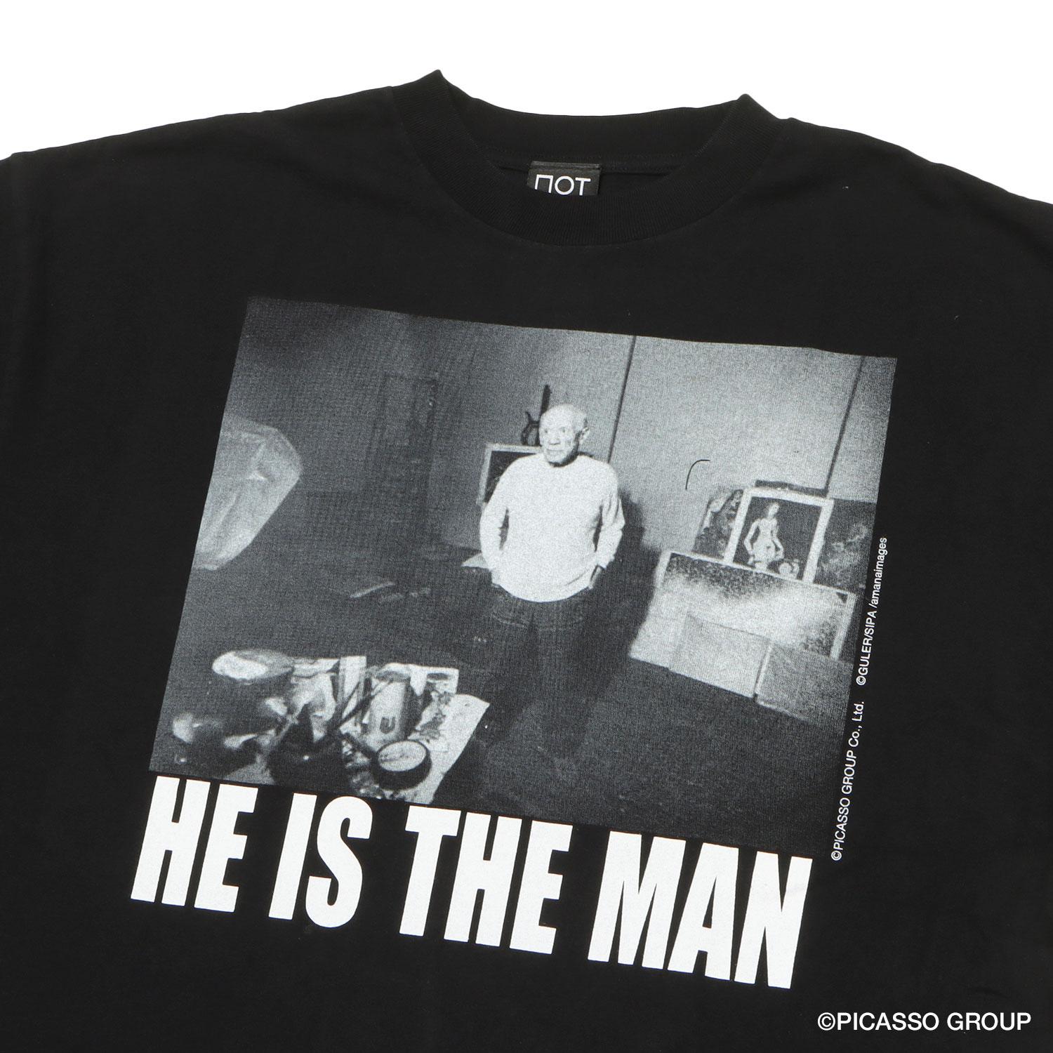  NOT OEM HE IS THE MAN TEE画像2
