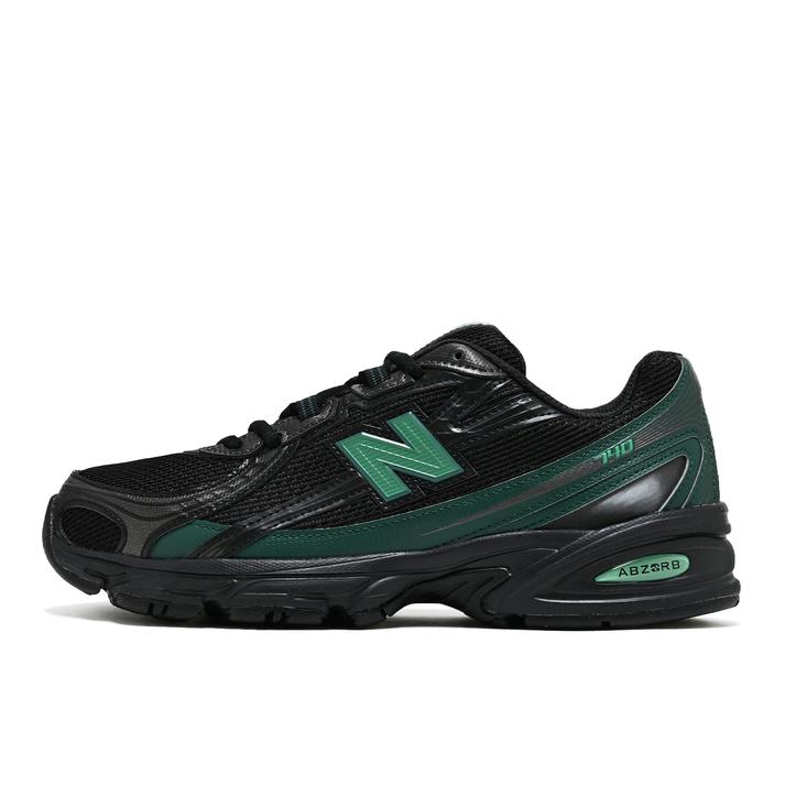 New Balance U740 BLACK/GRN(7T3)