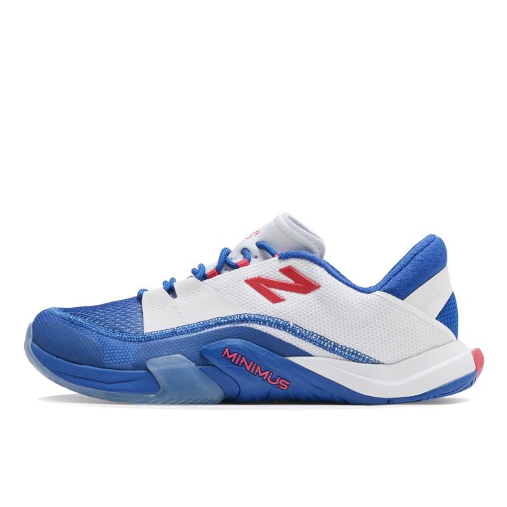 New Balance �G�k�r�[ �~�j�}�X �g���[�j���O WHITE/BLUE(2U7)