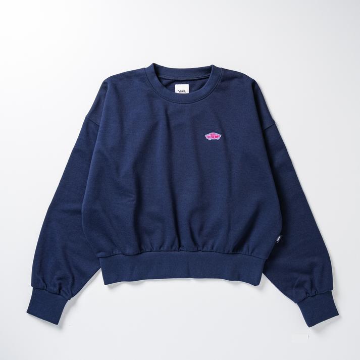 VANS �X�E�F�b�g�N���[ NAVY