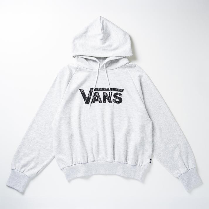 VANS �X�E�F�b�g�v���I�[�o�[ TOP GRAY