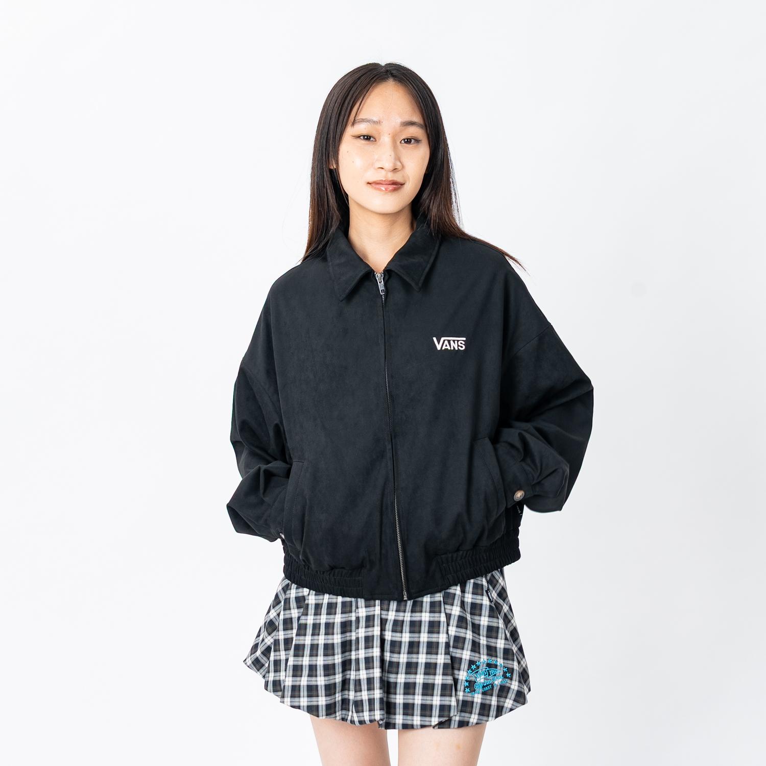 VANS】 ヴァンズ W EMBROIDERY ZIP BLOUSON アウター 126K3090701 ABC