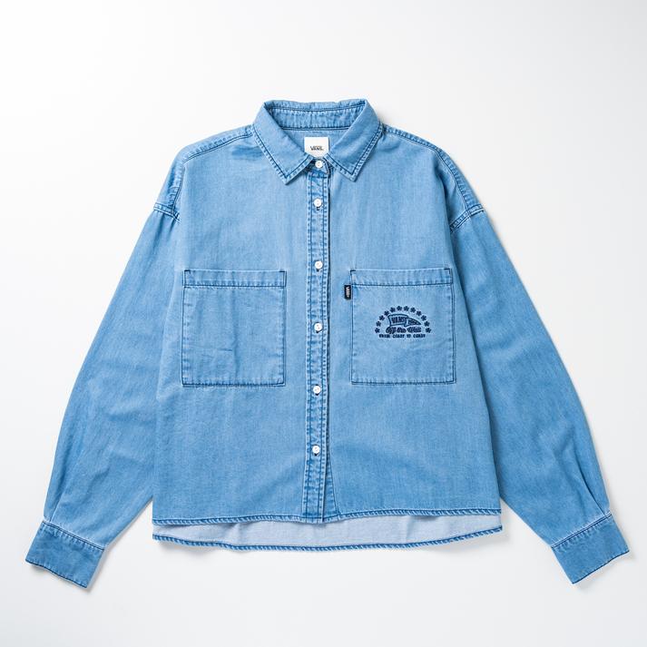 VANS �����O�X���[�u L/BLUE