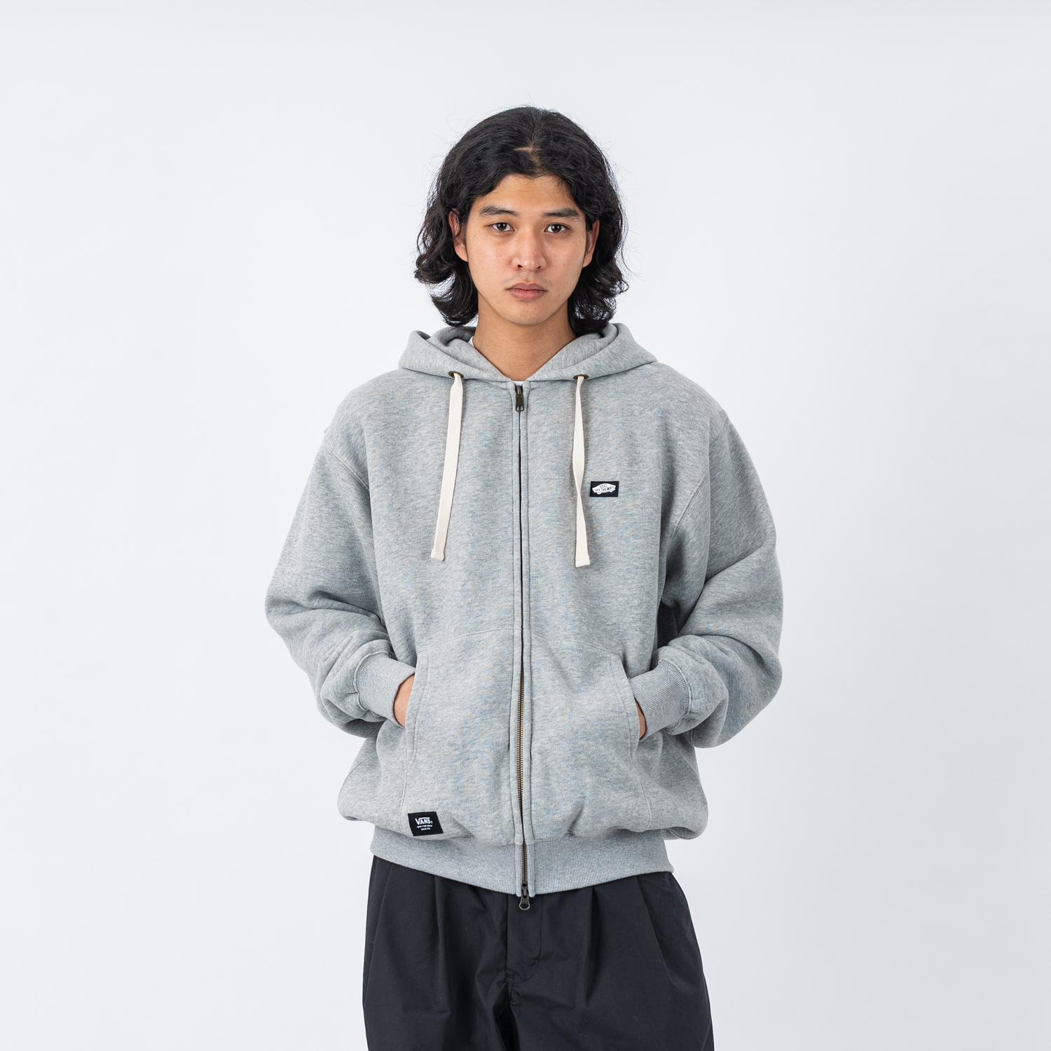 VANS】 ヴァンズ U Full Zip Hooded Parka スウェットジップフーディ