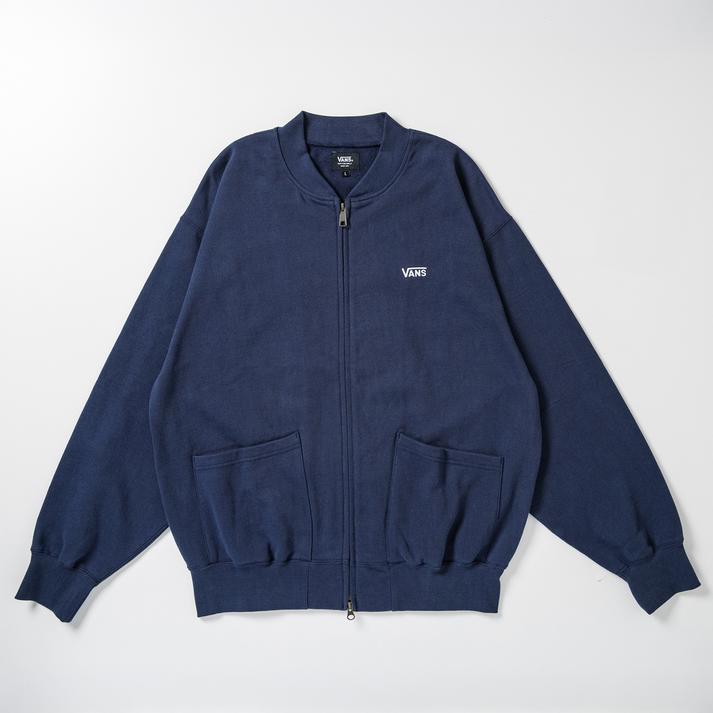 VANS �X�E�F�b�g�N���[ NAVY