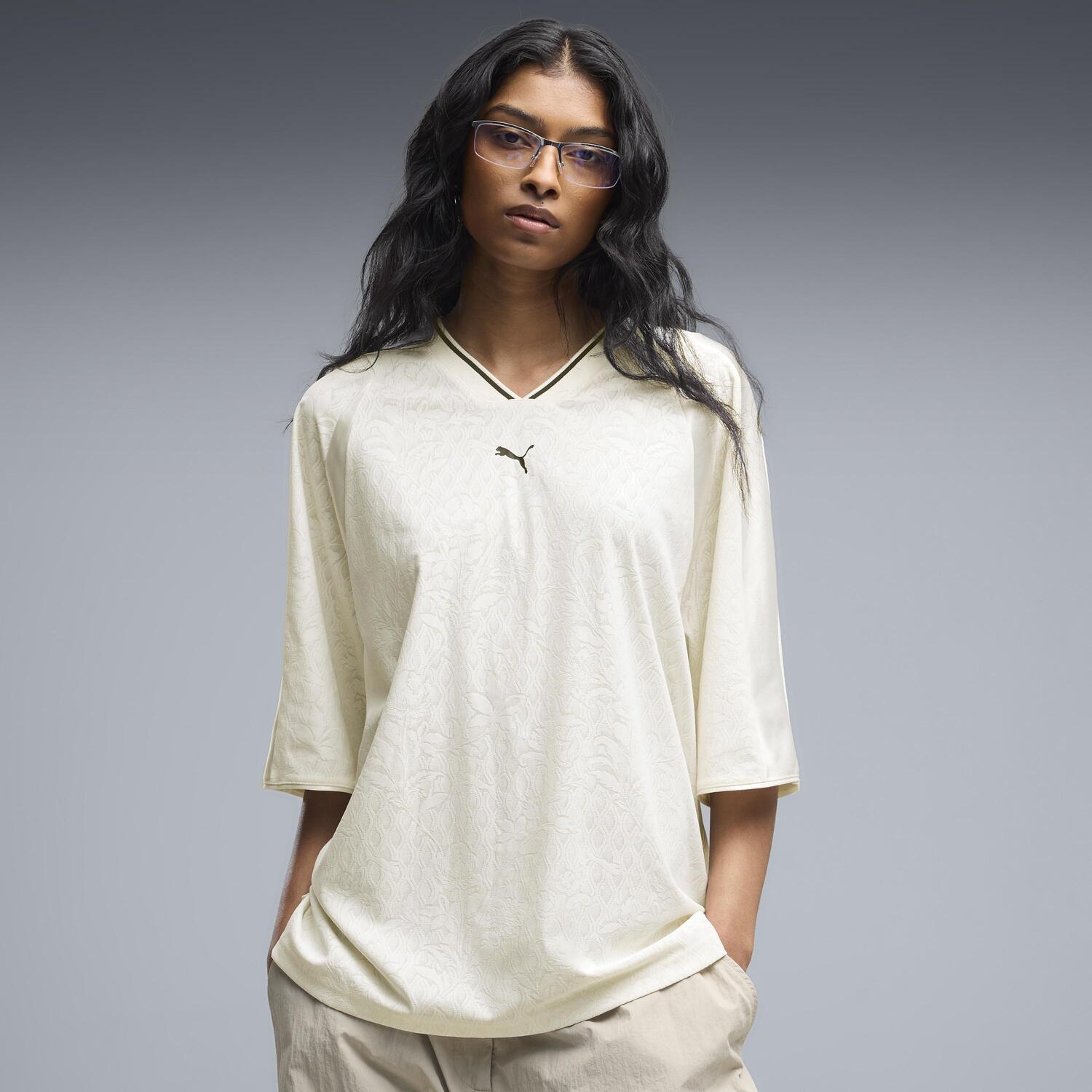PUMA】 プーマ W LACE PACK OVERSIZED JERSEY Jerseys 638741 87WARM