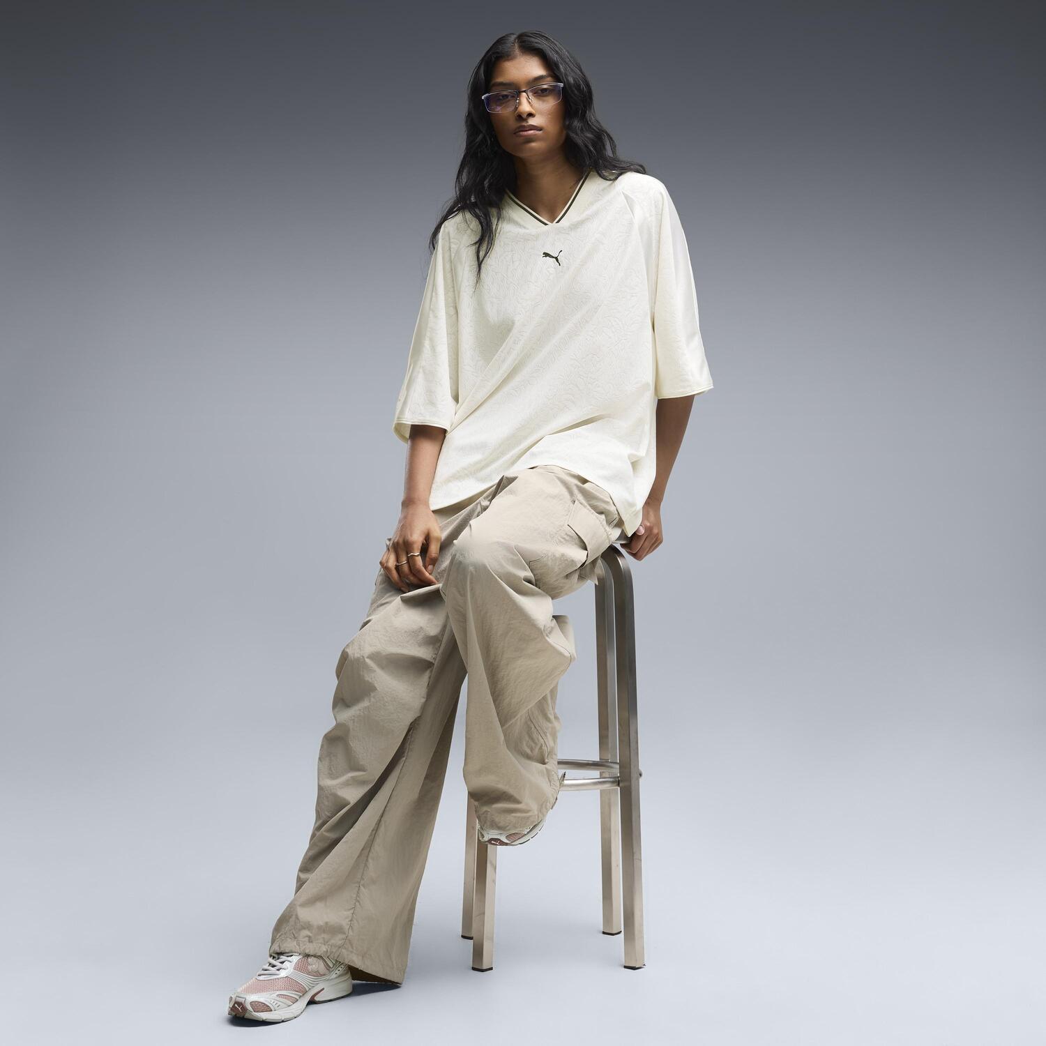 PUMA】 プーマ W LACE PACK OVERSIZED JERSEY Jerseys 638741 87WARM