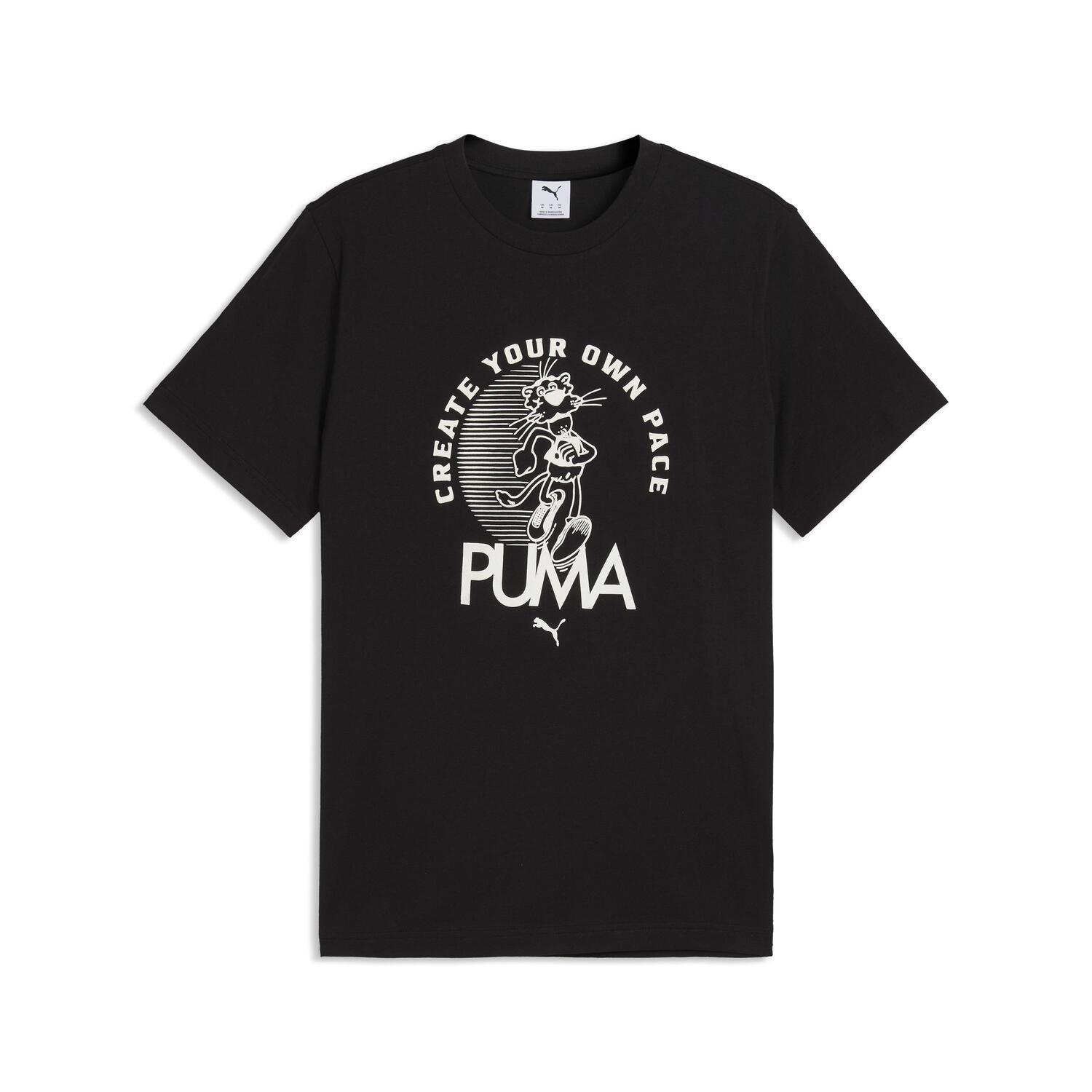 Puma M GRAPHIC SUPER TEE 639115 01BK — photo 1 of 5