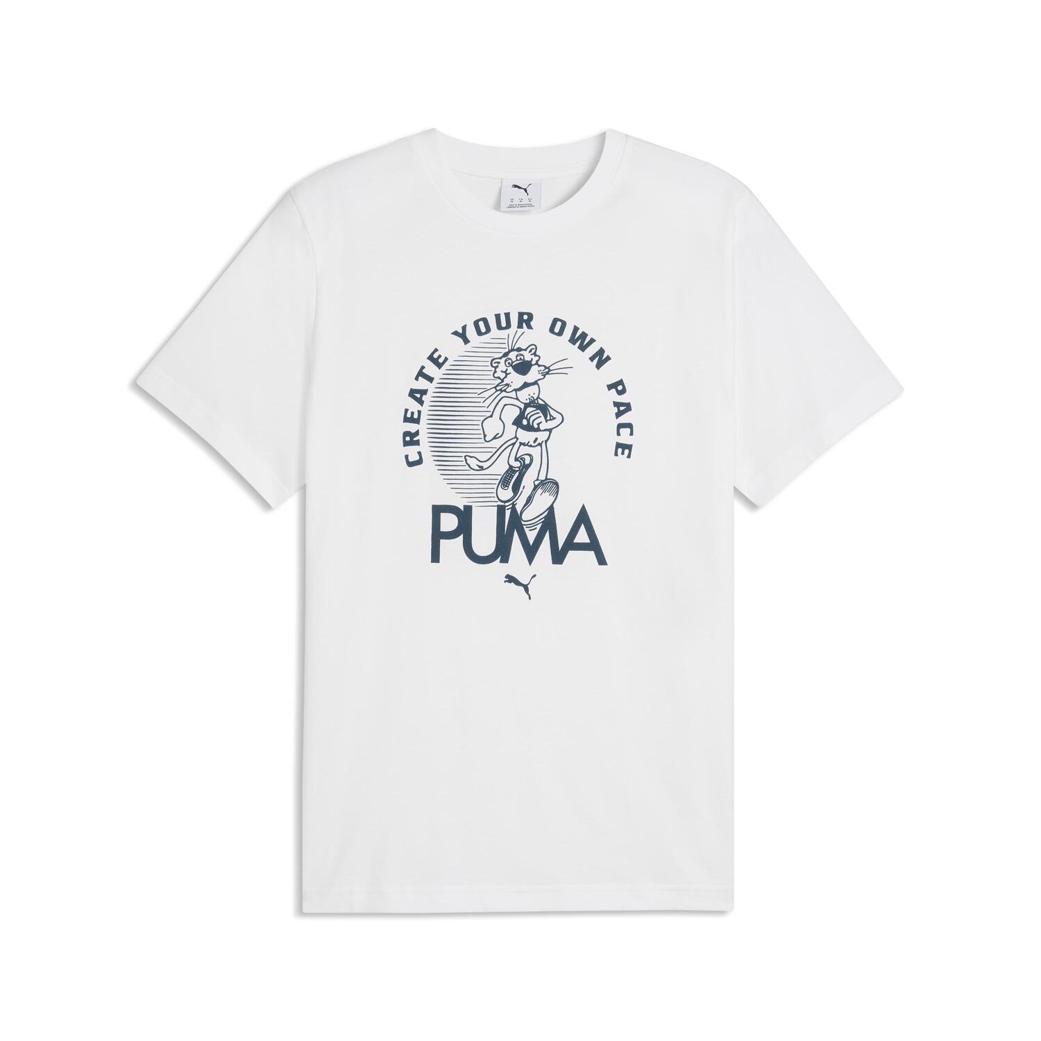 Puma M Graphic Super Tee 639115 White — photo 1 of 5