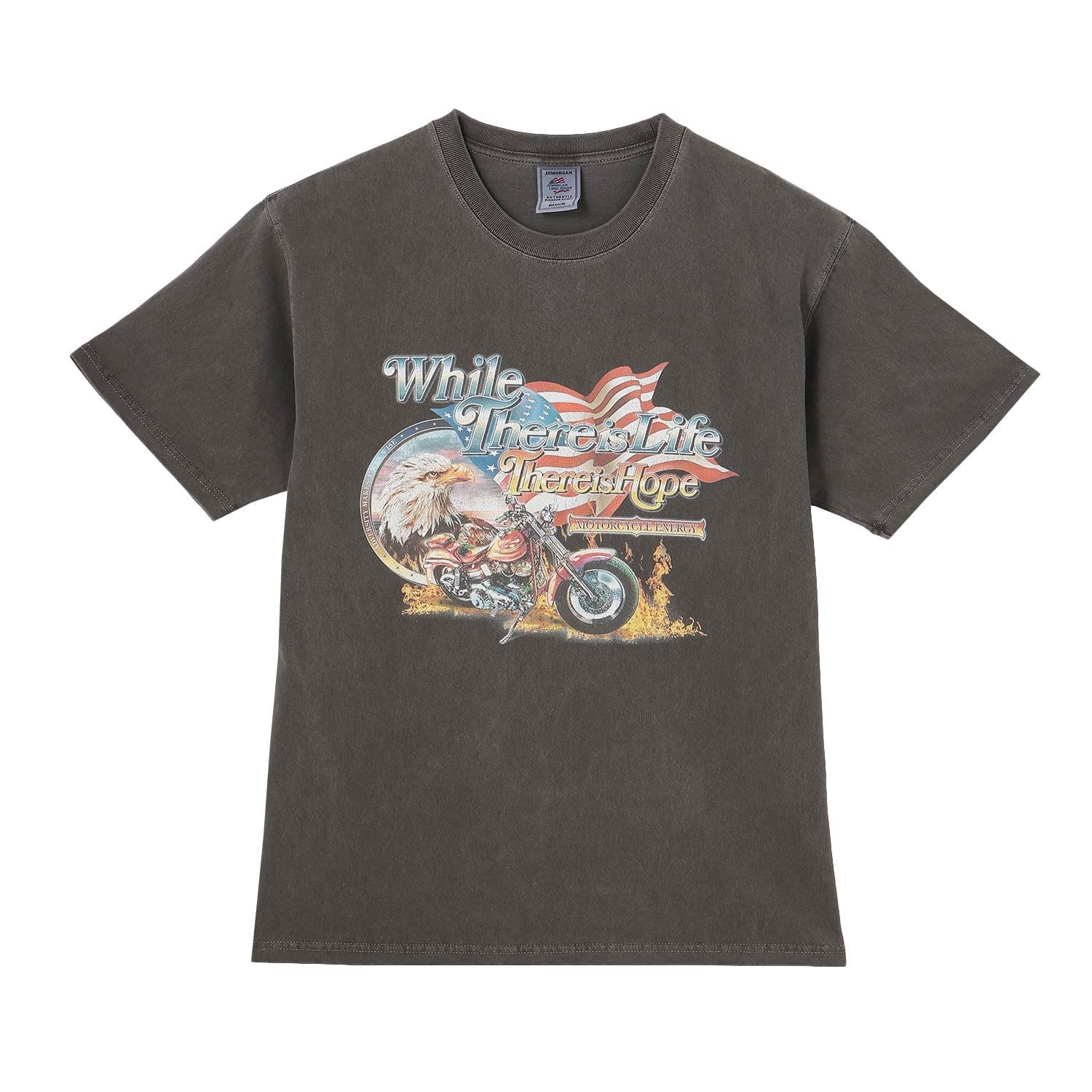 JEMORGAN JE MORGAN Black Pigment S/S Tee OSHMAN'S SMU｜OSHMAN'S