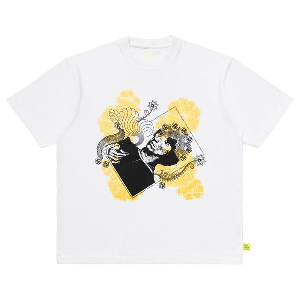 loosejoints エド・デイヴィス アゴラフォビア S/S T ホワイト L