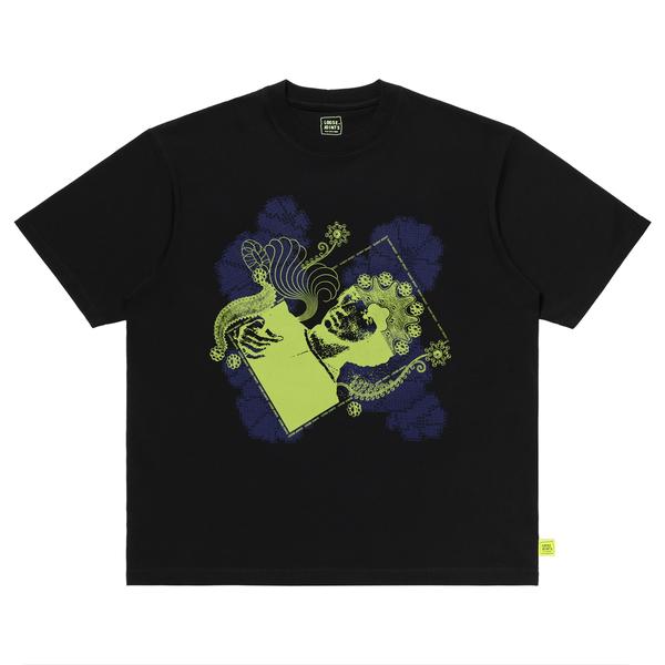 loosejoints エド・デイヴィス アゴラフォビア S/S T ブラック L