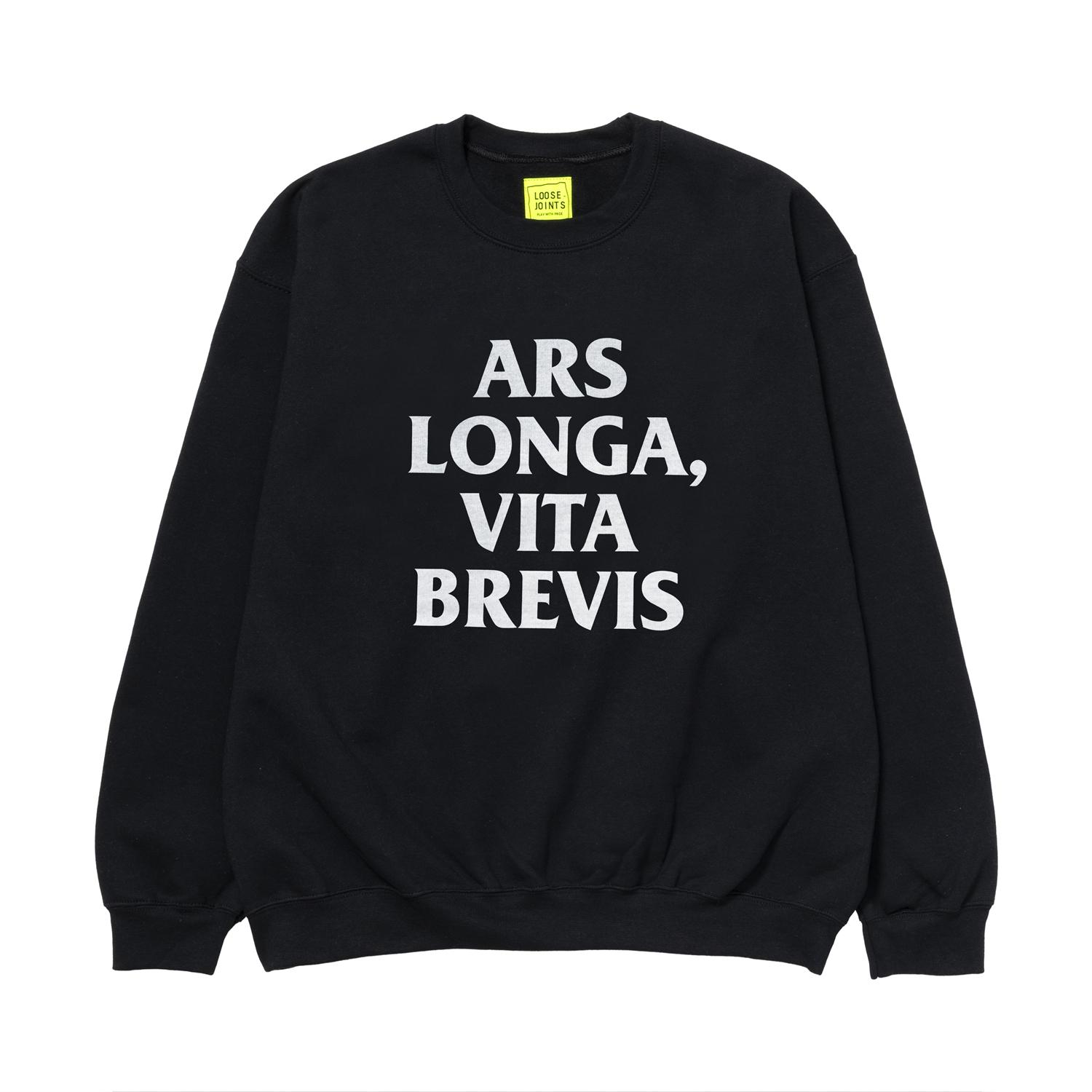  loosejoints KOSUKE SHONO ARS LONGA VITA BREVIS CREWNECK画像1