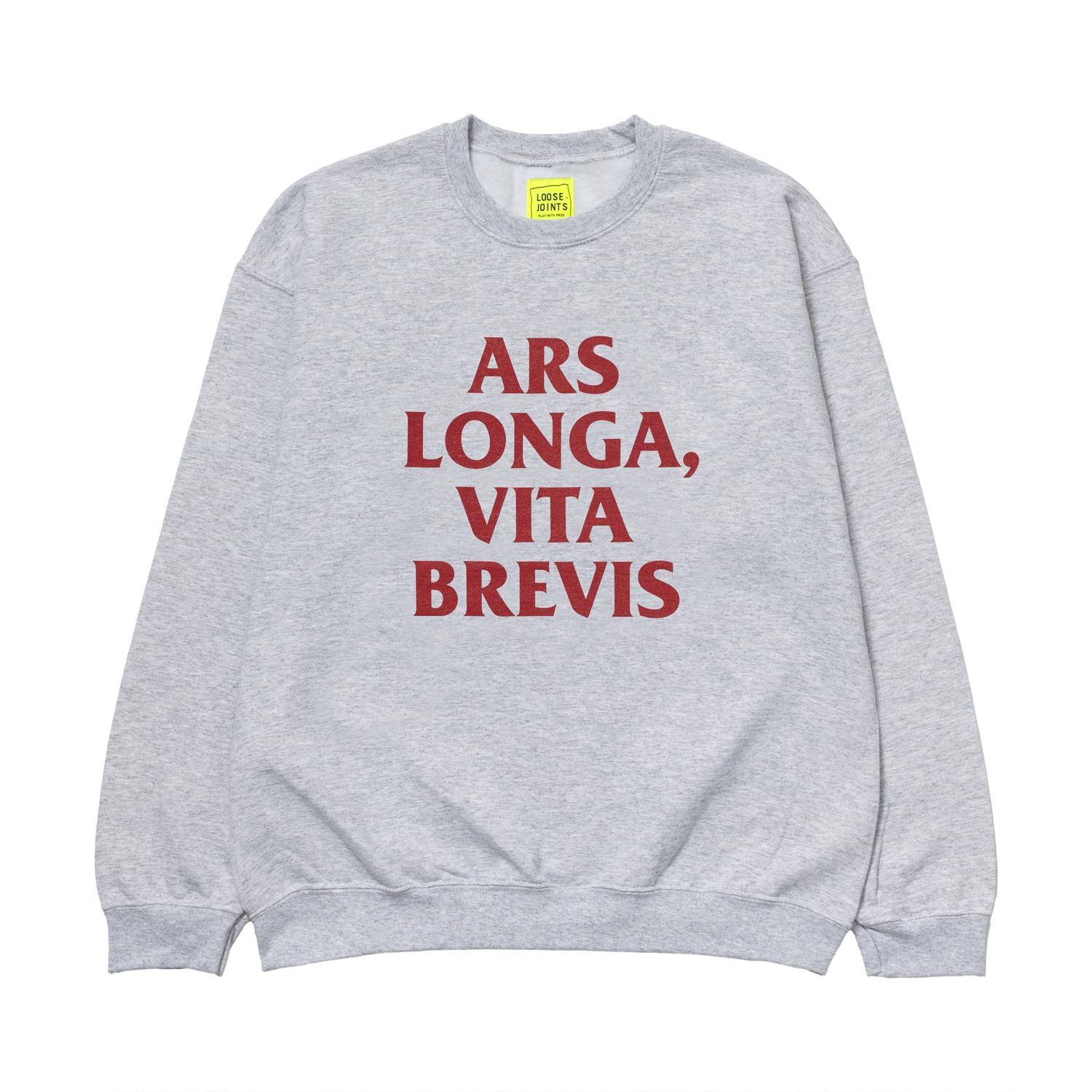  loosejoints KOSUKE SHONO ARS LONGA VITA BREVIS CREWNECK画像1