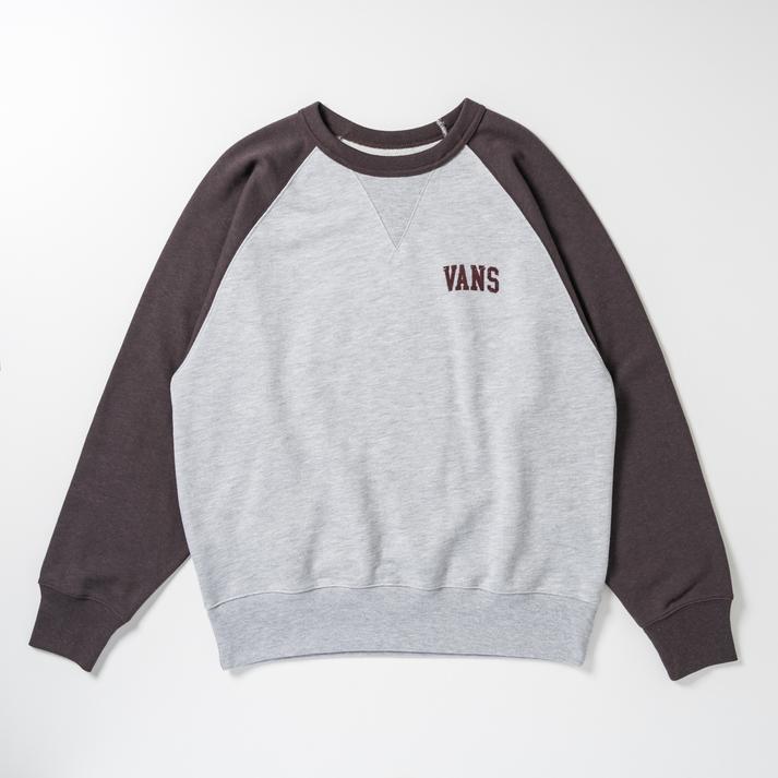 VANS �X�E�F�b�g�N���[ BROWN