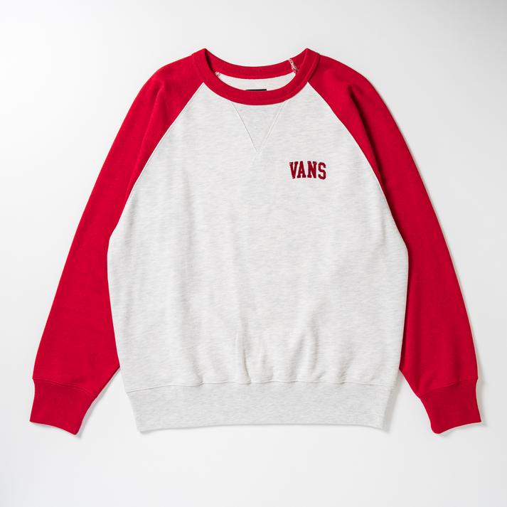 VANS �X�E�F�b�g�N���[ RED