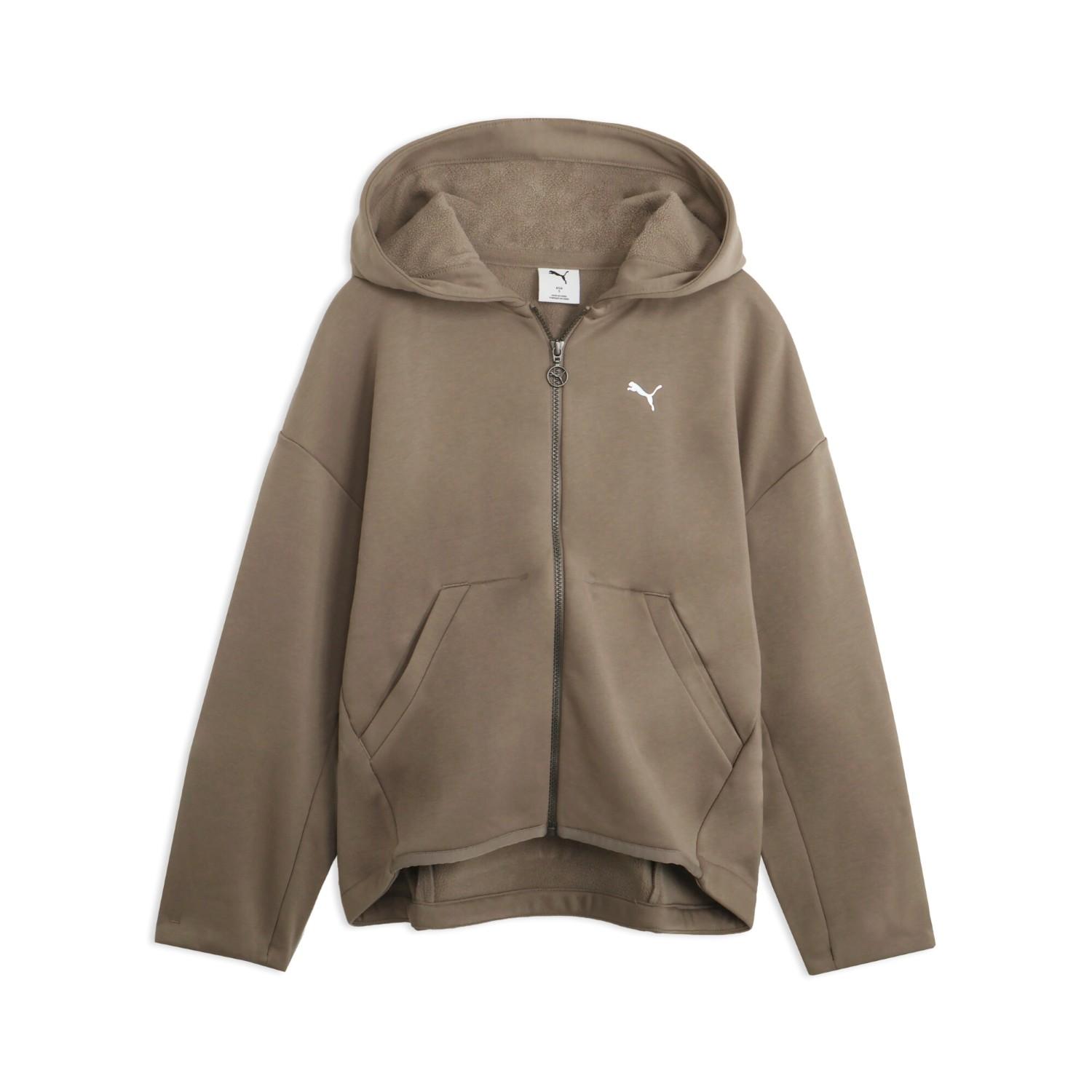 PUMA ウェア】 プーマウェア W STUDIO LONG KNIT JKT TRACK JACKETS