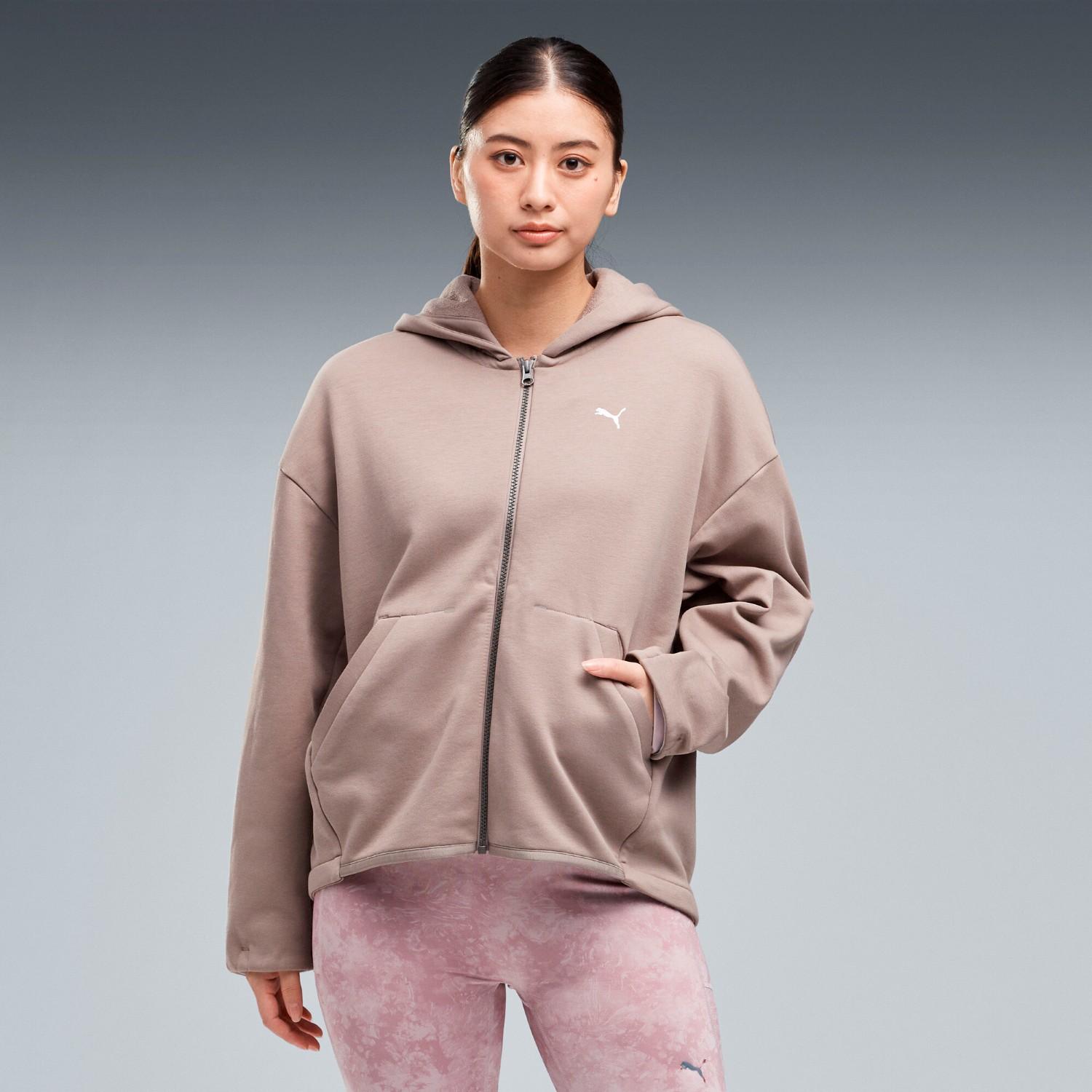 PUMA ウェア】 プーマウェア W STUDIO LONG KNIT JKT TRACK JACKETS