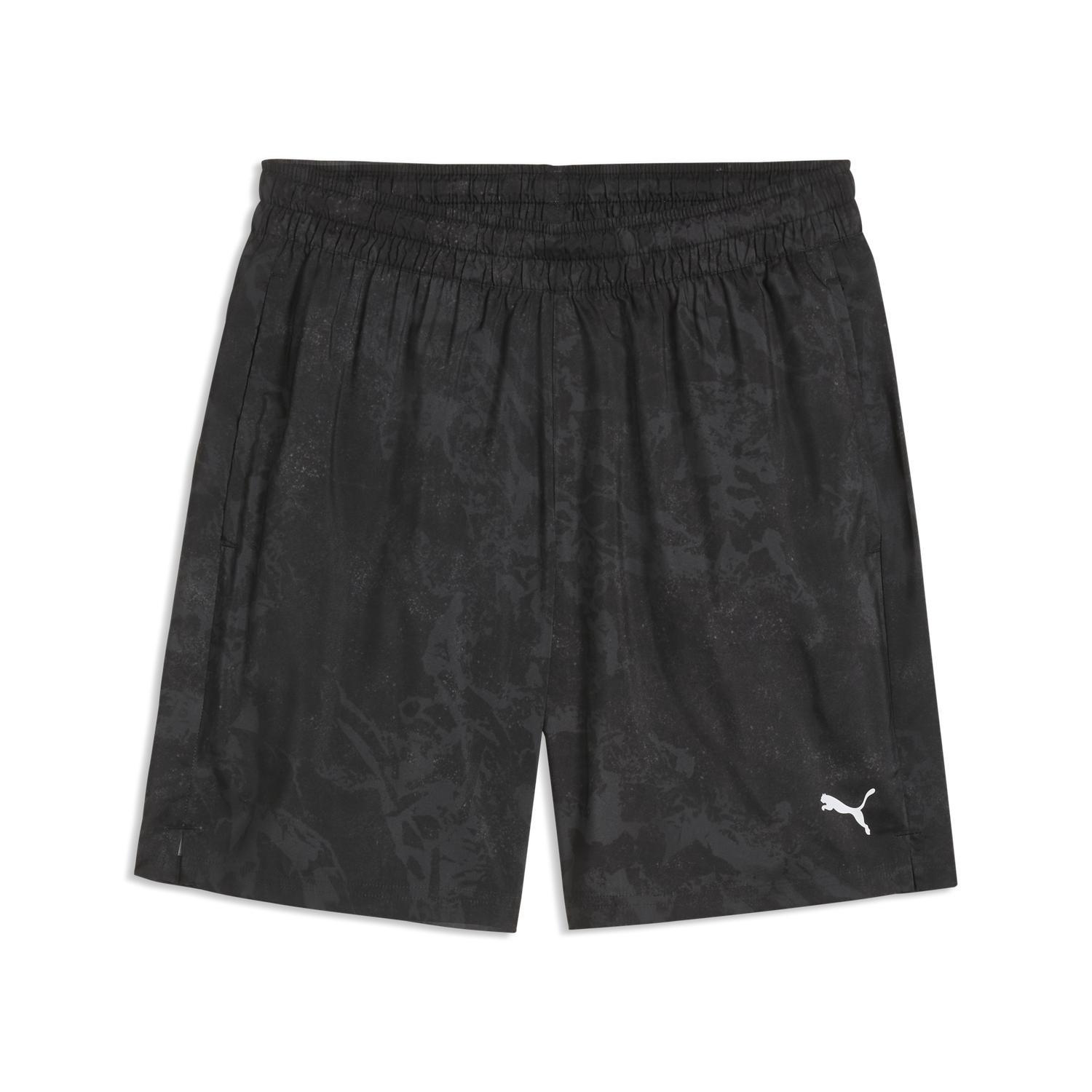 Puma M Tad Essentials AOP 7In Woven Shorts 529846 01BK — photo 1 of 2