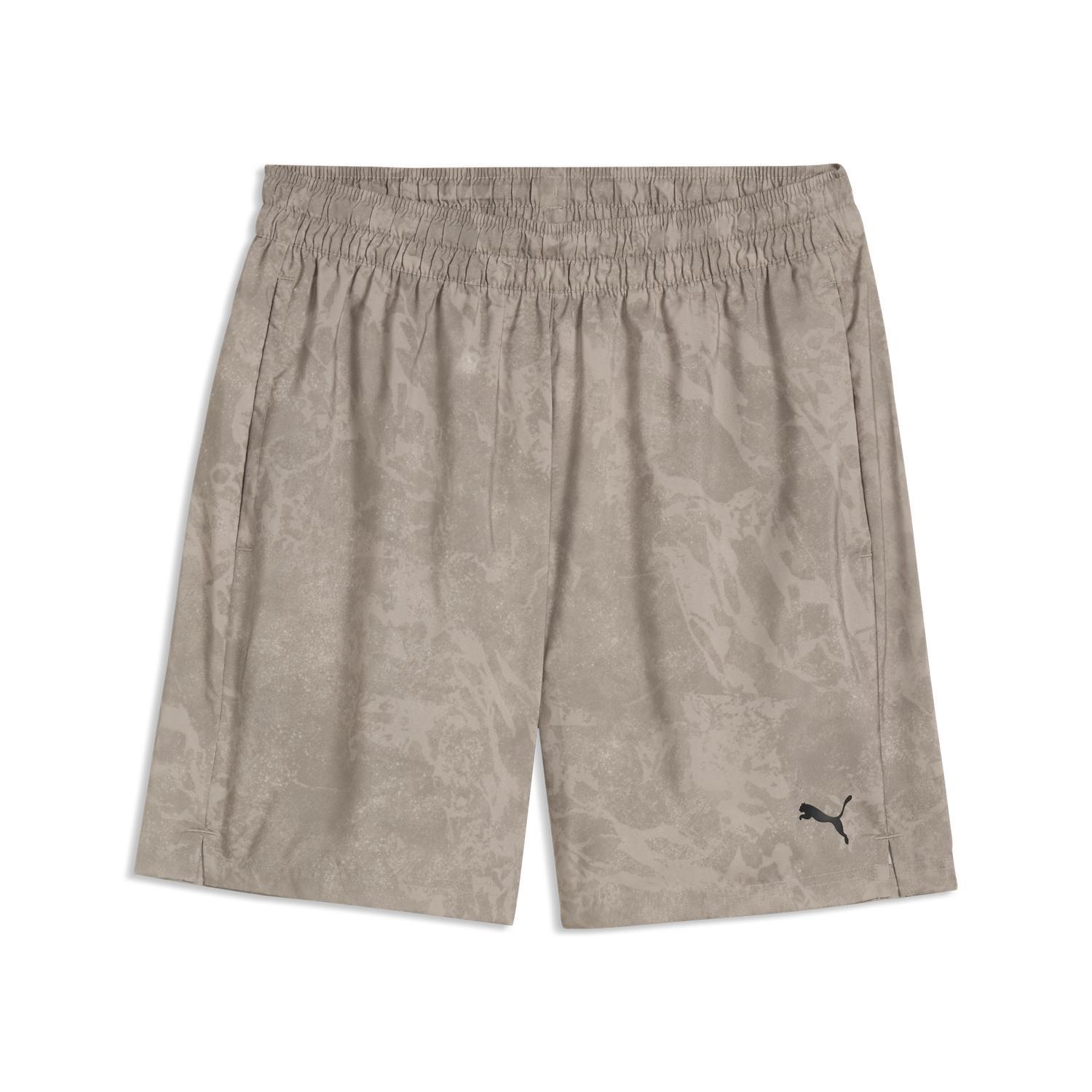 Puma M Tad Essentials AOP 7in Woven Shorts 529846 81 Mouse Gray — photo 1 of 2