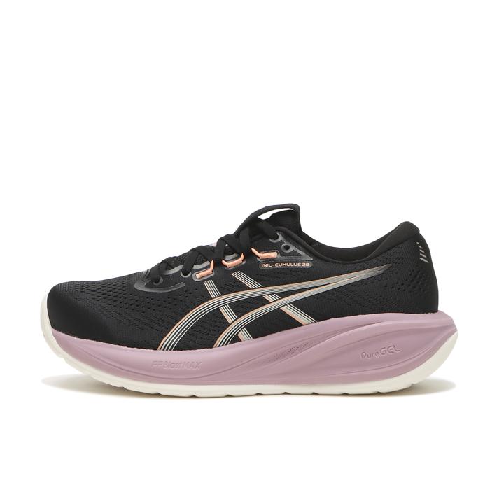 ASICS W �Q���L�������X28 BLACK/T PURPLE