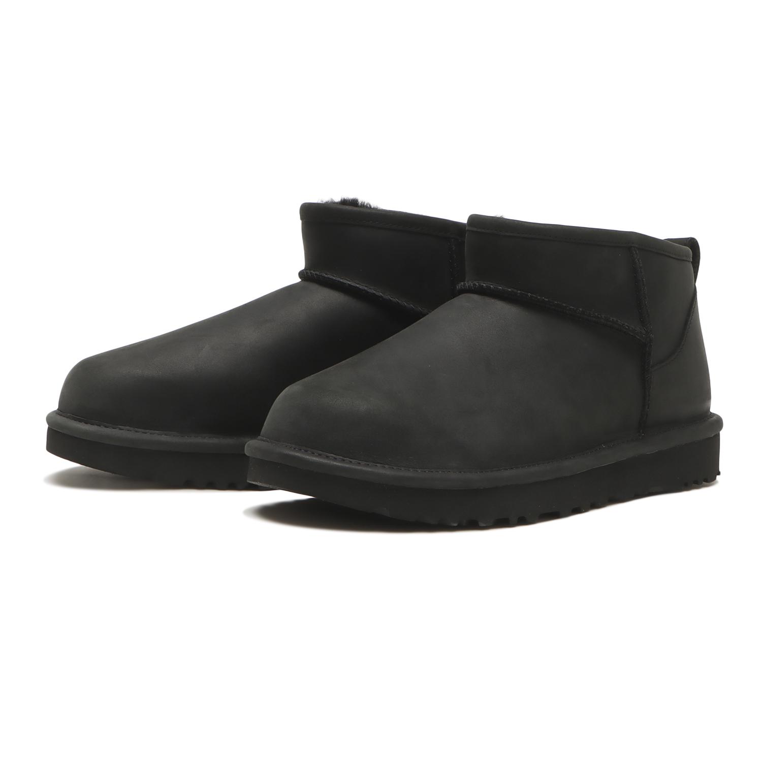  UGG W CLASSIC ULTRA MINI LTHR画像2