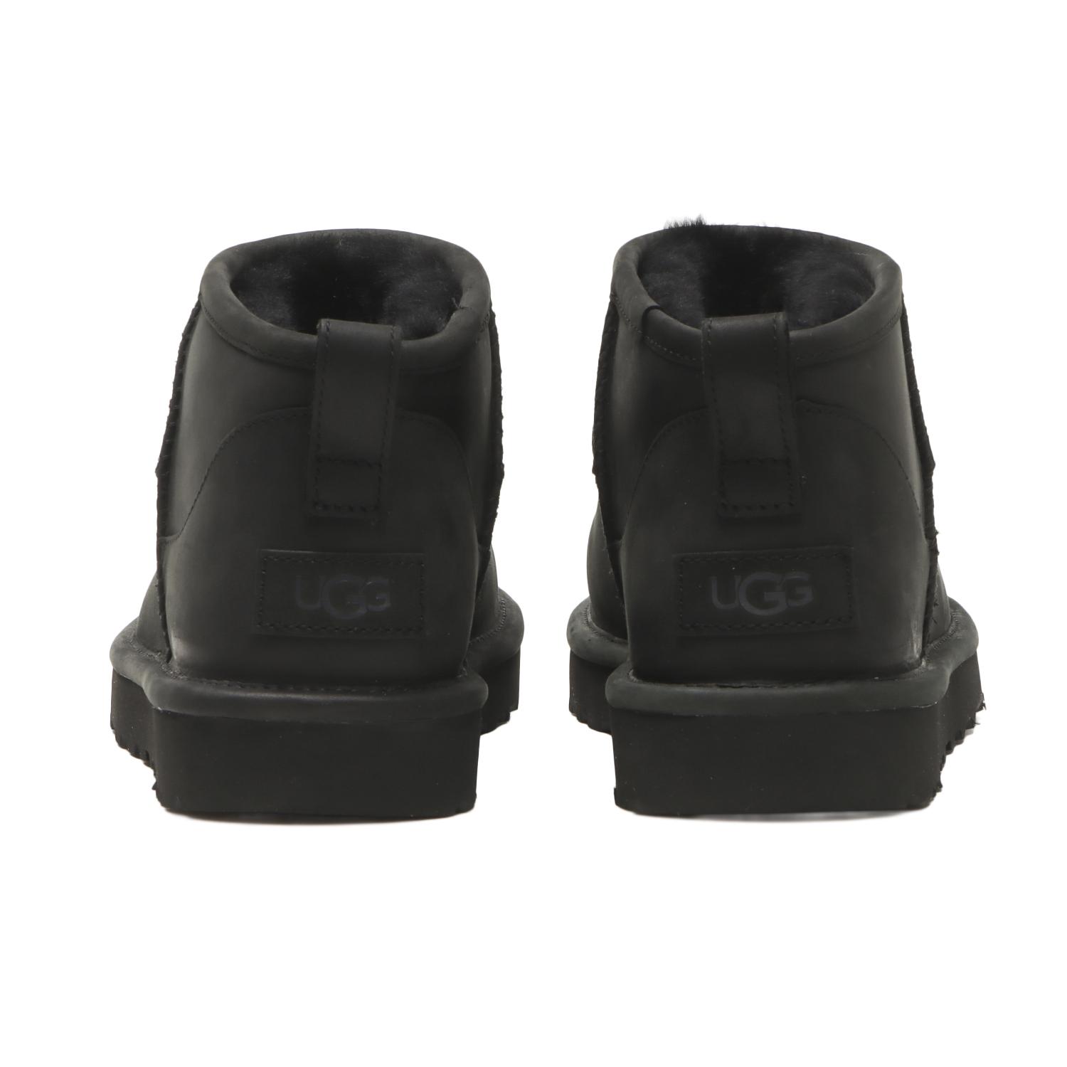  UGG W CLASSIC ULTRA MINI LTHR画像4
