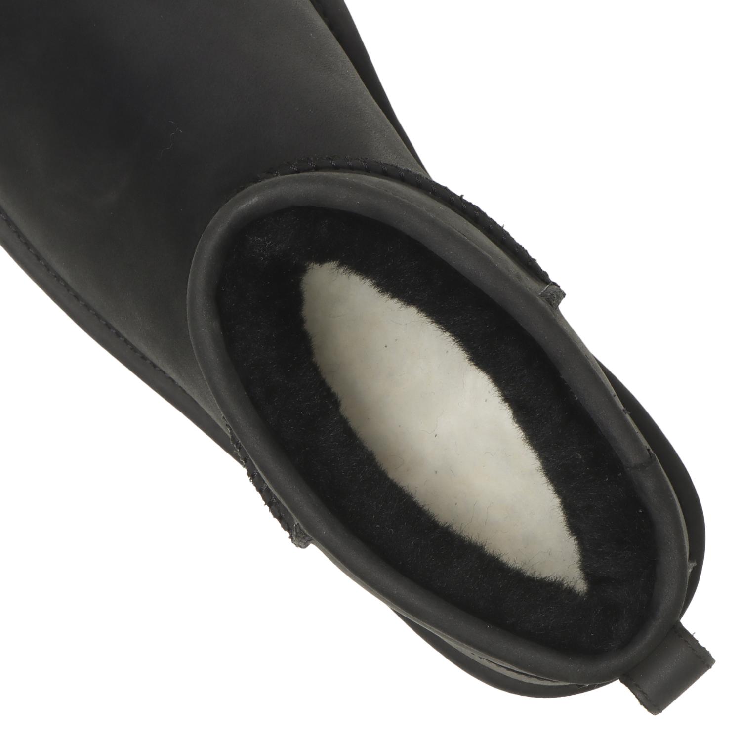  UGG W CLASSIC ULTRA MINI LTHR画像7