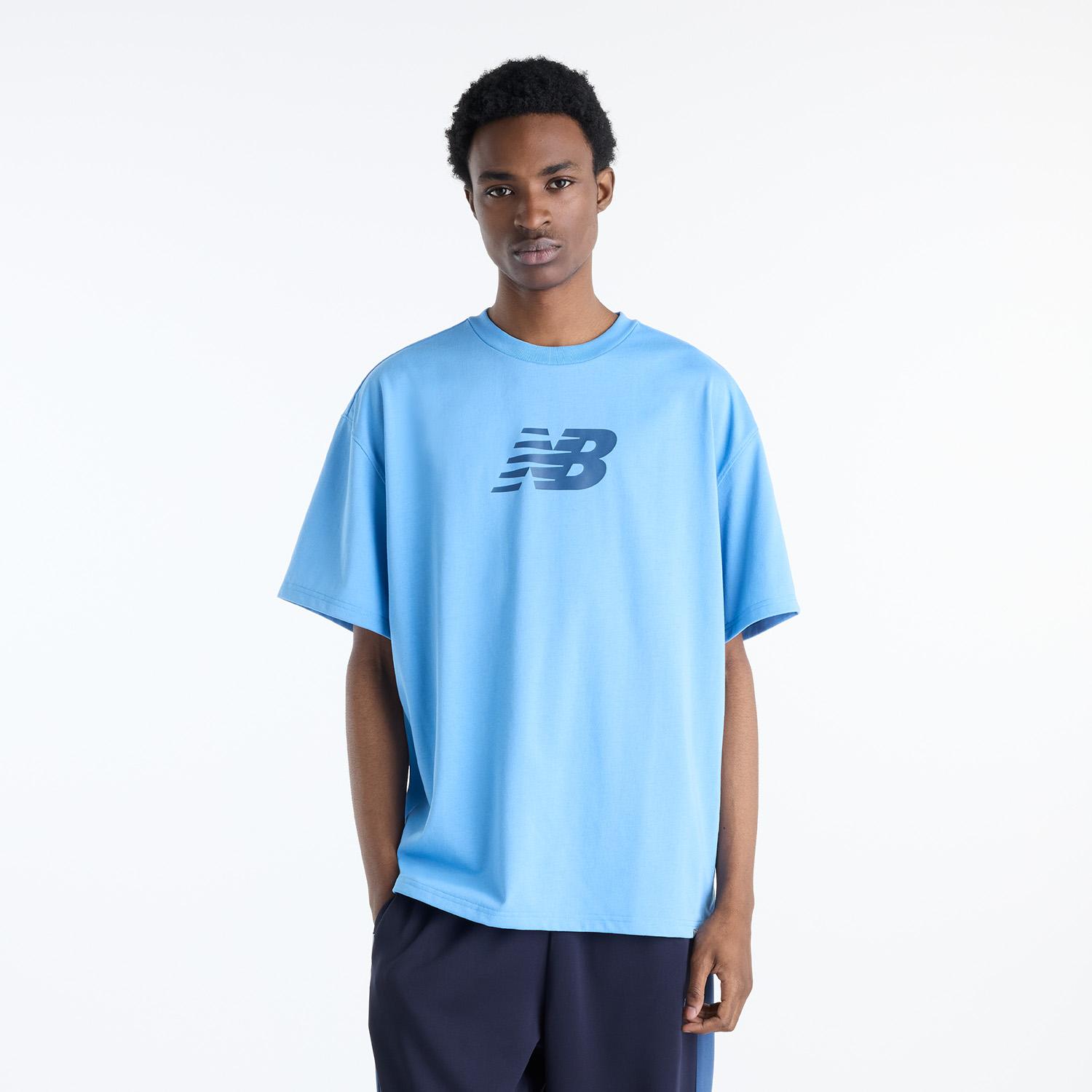 New Balance】 ニューバランス M NBロゴショートスリーブ T ショート