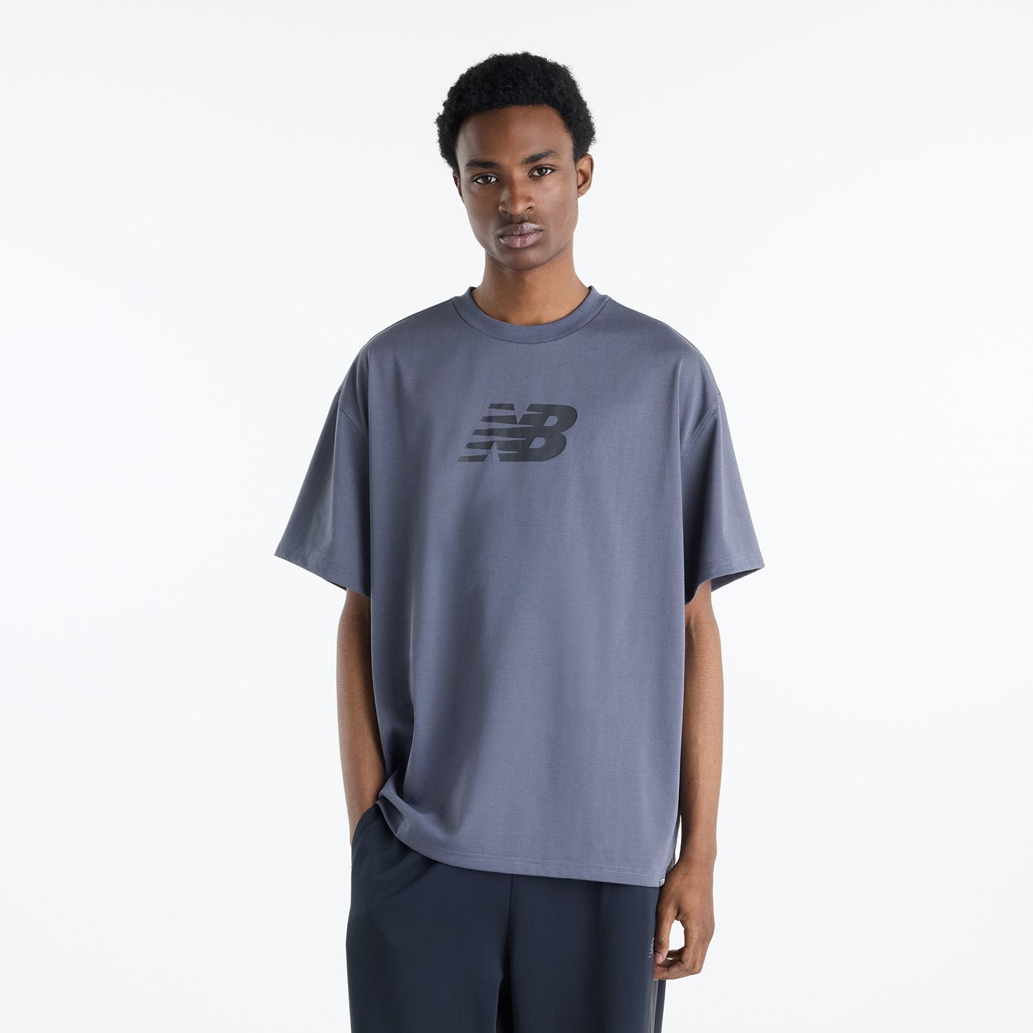 New Balance M NB Logo Short Sleeve T MT62K9KFMGT Mgt — photo 1 of 3