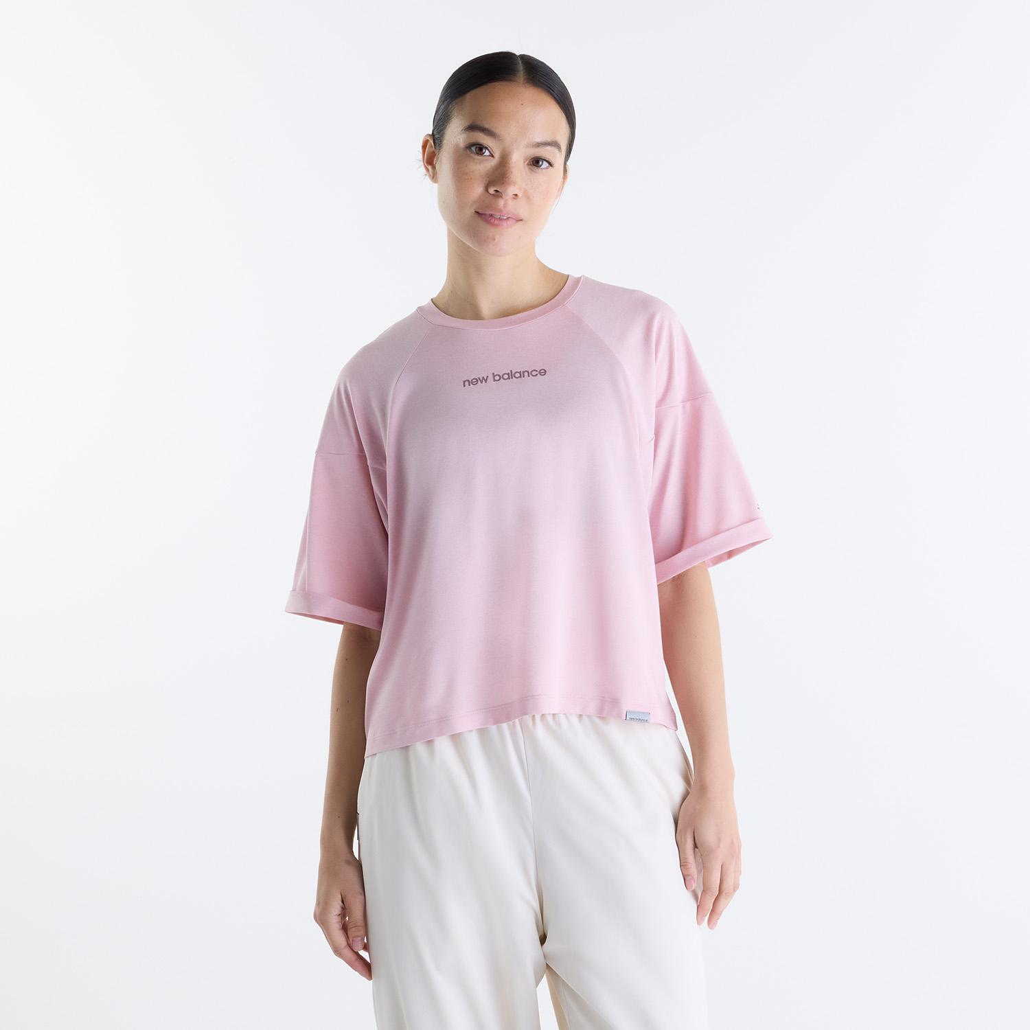 New Balance W NB Logo T Short Sleeve WT62X2MMPHK PHK — photo 1 of 3