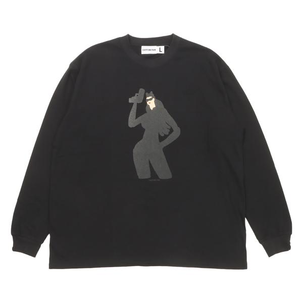 COTTON PAN キャット ブラック M
