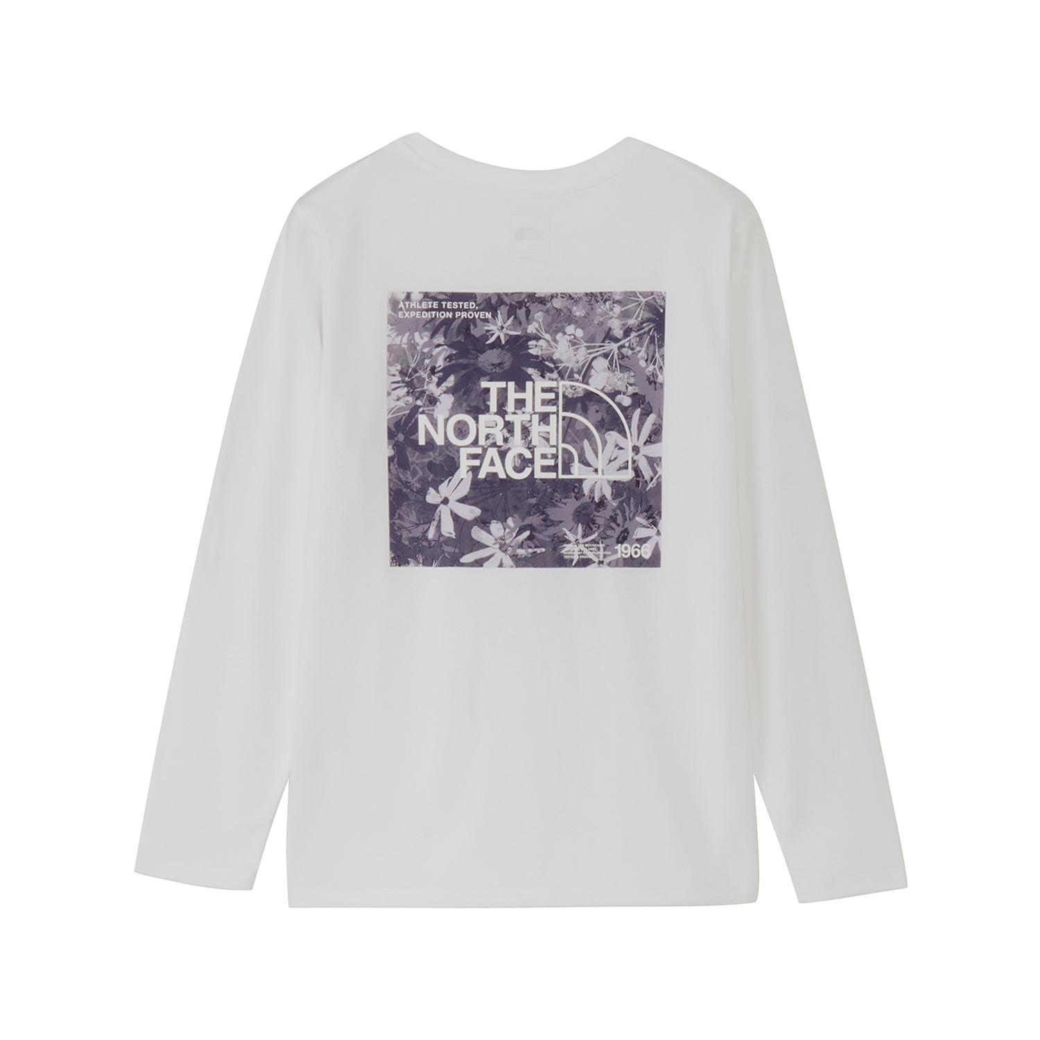 THE NORTH FACE THE NORTH FACE L/S Flower Square Logo Tee｜OSHMAN'S