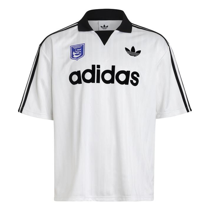 adidas �V���[�g�X���[�u WHITE