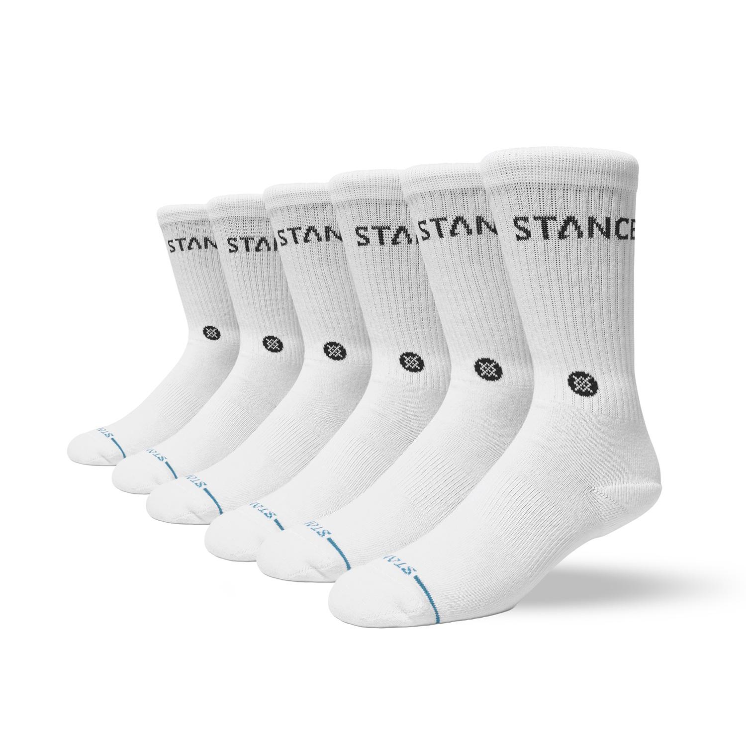  STANCE SOCKS ORIGIN 6 PACK CREW画像1