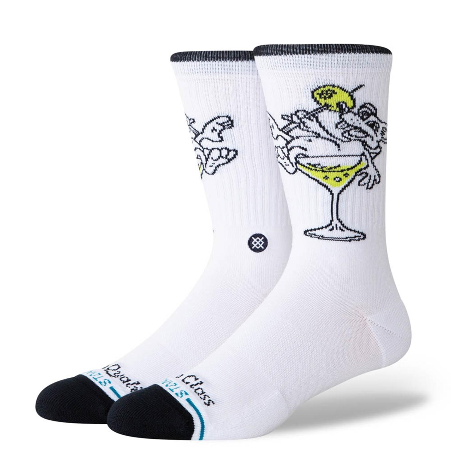 Stance Socks High Quality Low Class Crew A556C26HIG#WHT White
