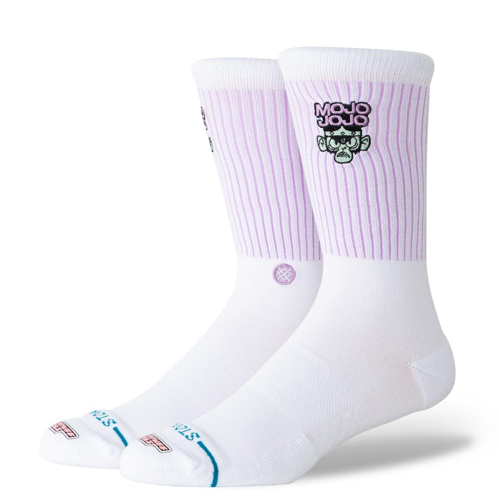 Stance Socks Mojo Jojo Crew A556C26PPG#WHT White