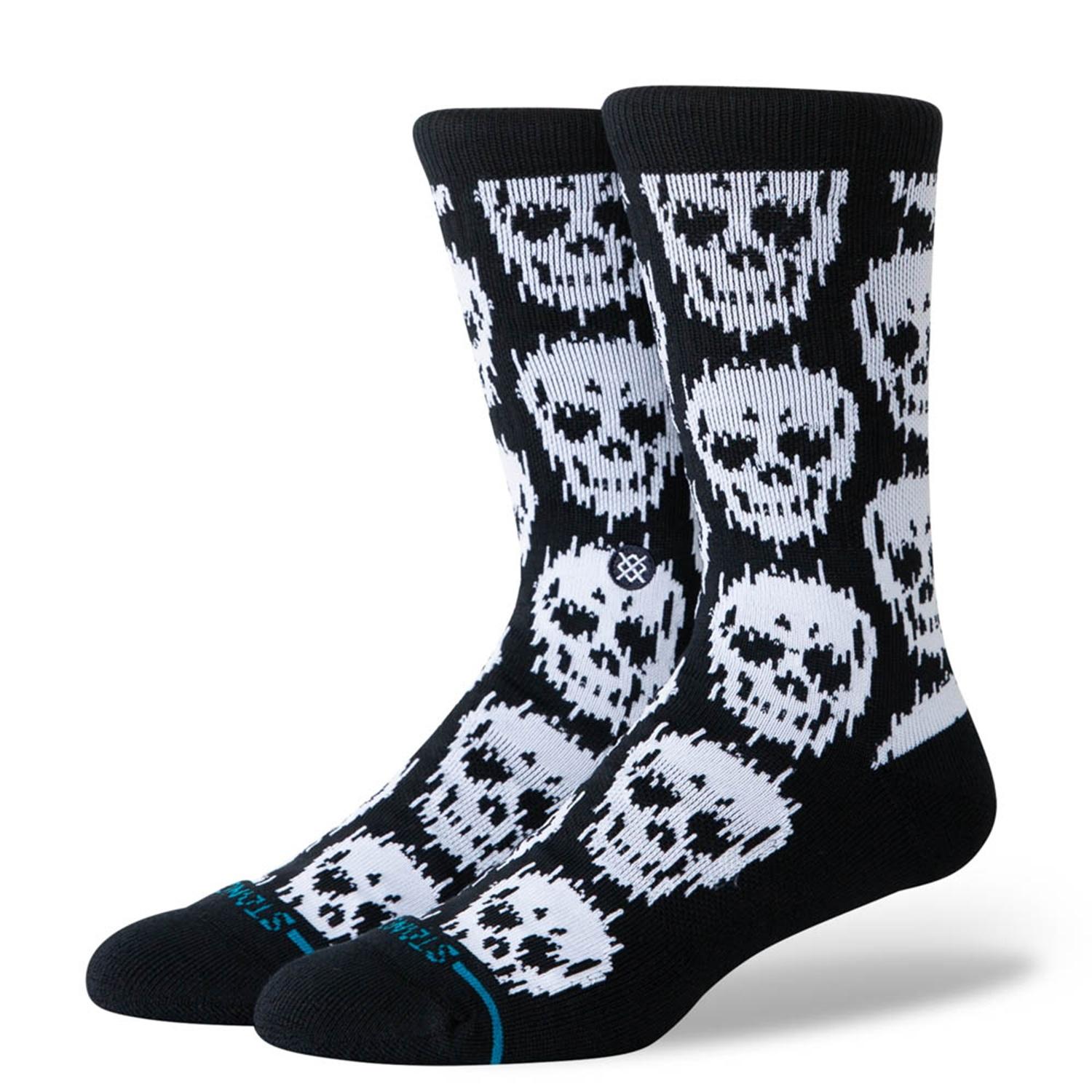 Stance Static Skull Crew A556C26STA#BLK Black