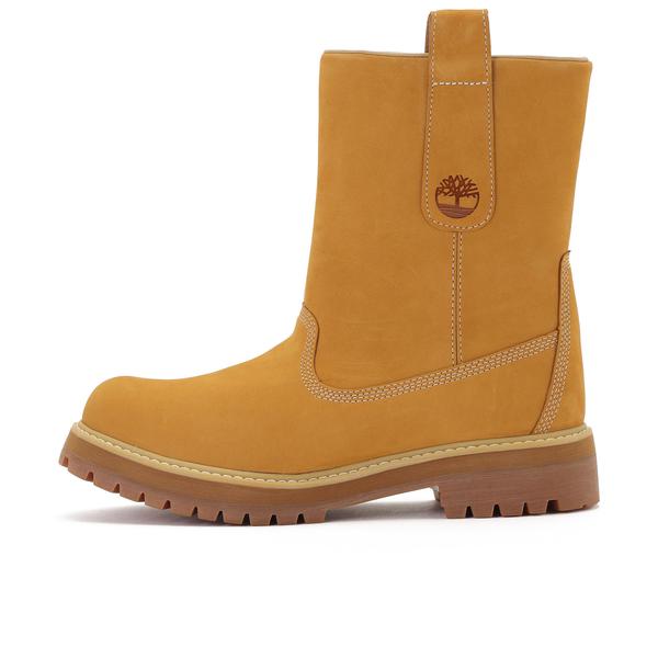 Timberland ヘリテージ プル オン ミッド ブーツ ウォータープルーフ イエロー 26cm
